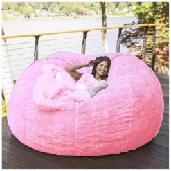 Sittsäckar>Sittsäcksöverdrag för soffa, slitstarkt, bekvämt, fuskpäls, vardagsrumssoffa Ref: 6330