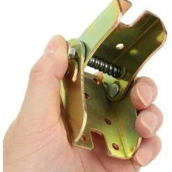 Matgrupper>Självlåsande 90 graders gångjärnslås, utdragbara bords- och stolsben, fällbart stålfäste, dolt gångjärn, 2 stycken med fästskruvar