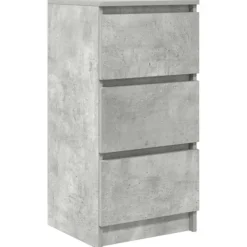 vidaXL Byråer>Skänk betong grå 37,5x35x76 cm konstruerat trä