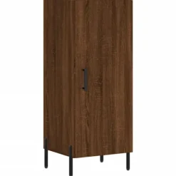 vidaXL Skåp>Skänk brun ek 34,5x34x90 cm konstruerat trä