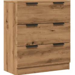 vidaXL Byråer>Skänk ek 60x30x70 cm konstruerat trä