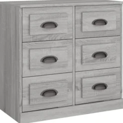 vidaXL Byråer>Skänk grå sonoma 70x35,5x67,5 cm konstruerat trä