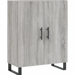 vidaXL Skåp>Skänk grå sonoma 69,5x34x90 cm konstruerat trä