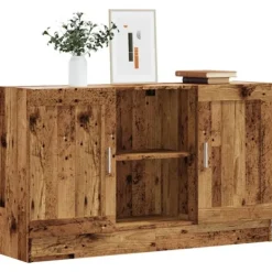 vidaXL Skåp>Skänk åldrat trä 120x30,5x70 cm konstruerat trä