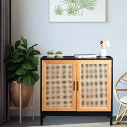 Northio Skåp>Skänk med 2 dörrar i rotting