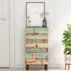 vidaXL Byråer>Skänk med 3 lådor 40x33,5x75 cm massivt återvunnet trä