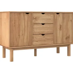 vidaXL Sideboards>Skänk OTTA 113,5x43x73 cm massiv furu