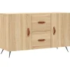 vidaXL Sideboards>Skänk sonoma-ek 100x36x60 cm konstruerat trä