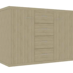 vidaXL Byråer>Skänk sonoma-ek 88x30x65 cm konstruerat trä