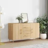 vidaXL Sideboards>Skänk sonoma-ek 100x36x60 cm konstruerat trä