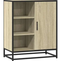 vidaXL Skåp>Skänk sonoma-ek 62x35x76 cm konstruerat trä