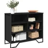vidaXL Sideboards>Skänk svart 91x35,5x74,5 cm konstruerat trä
