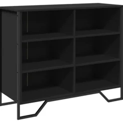 vidaXL Sideboards>Skänk svart 91x35,5x74,5 cm konstruerat trä