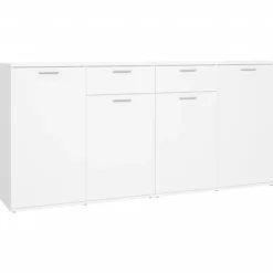 vidaXL Sideboards>Skänk vit 160x36x75 cm konstruerat trä