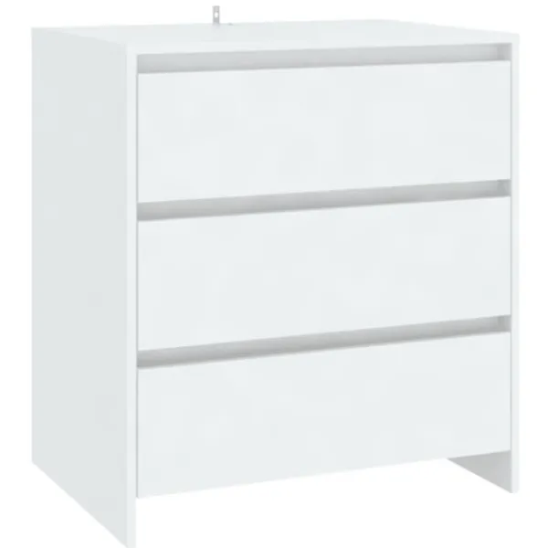 vidaXL Byråer>Skänk vit 70x41x75 cm konstruerat trä