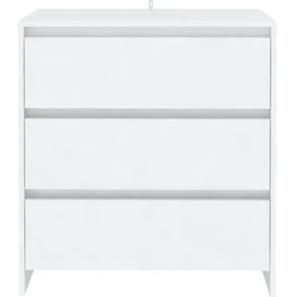 vidaXL Byråer>Skänk vit 70x41x75 cm konstruerat trä