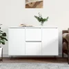 vidaXL Sideboards>Skänk vit 101,5x35x70 cm konstruerat trä