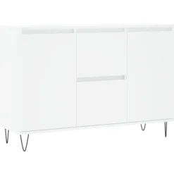 vidaXL Sideboards>Skänk vit 101,5x35x70 cm konstruerat trä