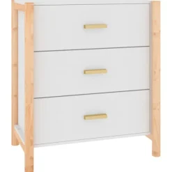 vidaXL Byråer>Skänk vit 62x38x70 cm konstruerat trä