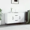 vidaXL Sideboards>Skänk vit 100x36x60 cm konstruerat trä
