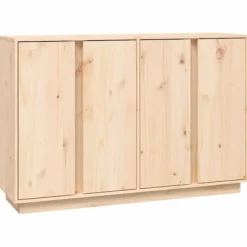 vidaXL Sideboards>Skänk vit 120x35x80 cm massiv furu