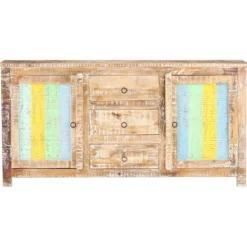 vidaXL Sideboards>Skänk 151x40x75 cm grovt akaciaträ