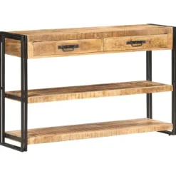 vidaXL Sideboards>Skänk 120x30x75 cm massivt grovt mangoträ