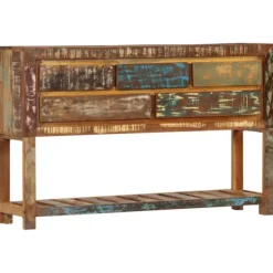 vidaXL Sideboards>Skänk 120x30x75 cm massivt återvunnet trä