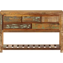 vidaXL Sideboards>Skänk 120x30x75 cm massivt återvunnet trä