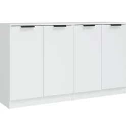 vidaXL Sideboards>Skänkar 2 st vit 60x30x70 cm konstruerat trä