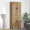 vidaXL Skåp>Skåp Artisan Ek 69,5 x 34 x 180 cm Konstruerat trä