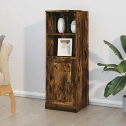 vidaXL Skåp>Skåp rökfärgad ek 36x35,5x103,5 cm konstruerat trä