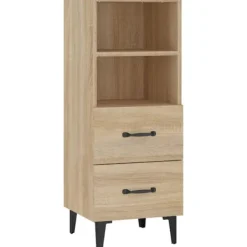 vidaXL Skåp>Skåp sonoma-ek 34,5x34x90 cm konstruerat trä