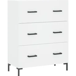 vidaXL Byråer>Skåp vit 69,5x34x90 cm konstruerat trä