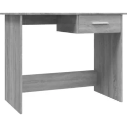 vidaXL Kontorsmöbler>Skrivbord grå sonoma 100x50x76 cm konstruerat trä