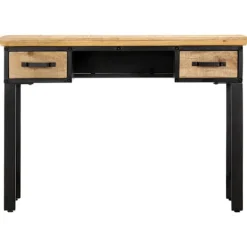 vidaXL Kontorsmöbler>Skrivbord 110x50x76 cm massivt mangoträ