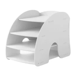 Kontorsmöbler>Skrivbordsarkiv 4-lagers mappställ Filklassificering Avslutning Hemmakontor Klassrum Skrivbord P