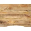 vidaXL Kontorsmöbler>Skrivbordsskiva med kurva 110x80x2,5 cm massivt grovt mangoträ