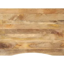 vidaXL Kontorsmöbler>Skrivbordsskiva med kurva 110x80x2,5 cm massivt grovt mangoträ