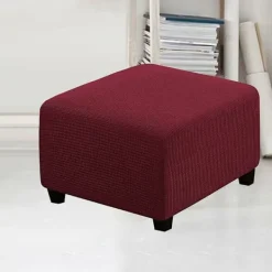 OCEAN Sittpuffar>Skyddande Överdrag, Elastiskt Fotpallskydd Tvättad Kvadratisk Soffa Fo