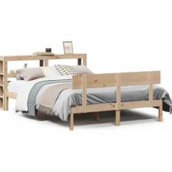 vidaXL Sängar>Sängram utan madrass 120x200 cm massiv furu