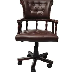vidaXL Kontorsmöbler>Snurrbar kontorsstol brun