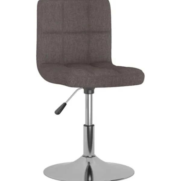 vidaXL Stolar>Snurrbar matstol taupe tyg