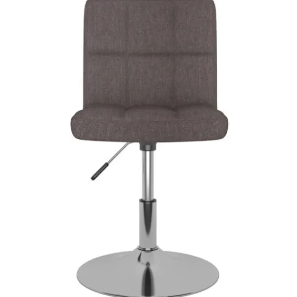 vidaXL Stolar>Snurrbar matstol taupe tyg