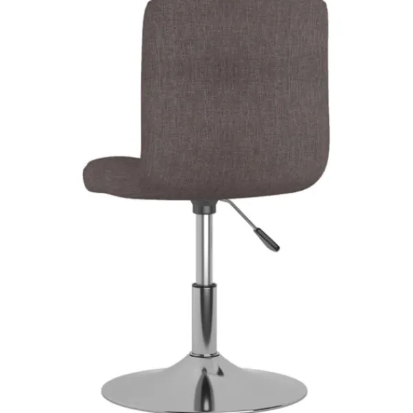 vidaXL Stolar>Snurrbar matstol taupe tyg