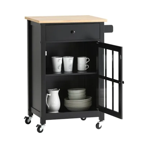 SoBuy Köksö>Köksö på hjul, Köksöar, Arbetsbord Kök,FKW98-SCH