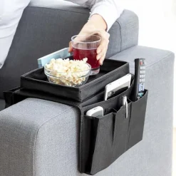 B2X Småbord>Sofa-Armstödsbricka: Praktisk Förvaring & Servering