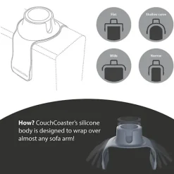 Sittsäckar>Soffa Armstöd Organizer Med Mugghållare Fack Stol Arm Tv Fjärrkontroll Hållare För Recliner Soffa Fåtölj Sängförvaring Fickor Väska