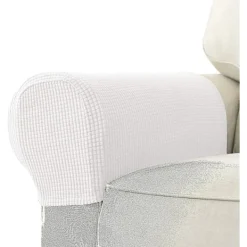 Soffor>Soffa Armstödsskydd Stretch Armstödsskydd Kåpor För Fåtölj, Vit