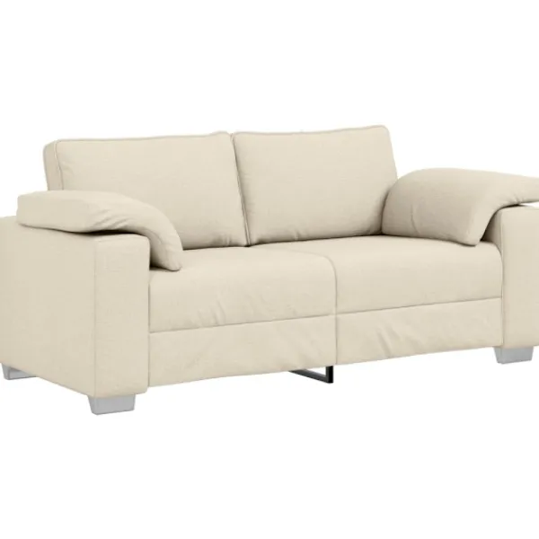 vidaXL Soffor>Soffa Beige 180 x 77 x 82 cm Linnenblandad tyg